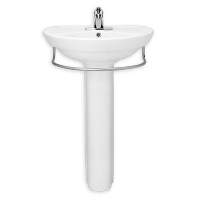 American Standard Canada Ravenna Semi-Pedestal Sink Integral Towel Bar