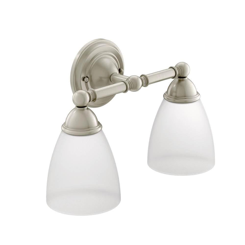 Moen Canada Two Light Vanity Bathroom Lights item YB2262BN