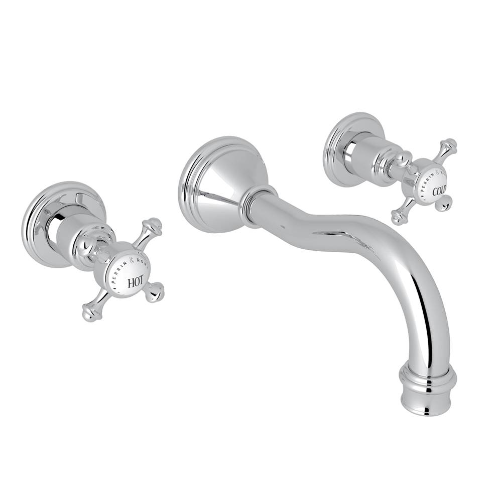 Perrin & Rowe Wall Mounted Bathroom Sink Faucets item U.3794X-APC/TO-2