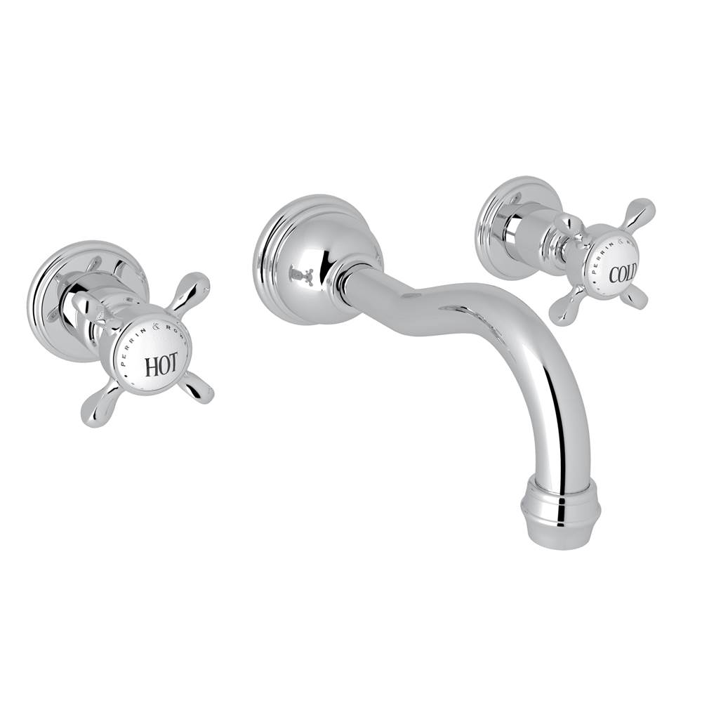 Perrin & Rowe Wall Mounted Bathroom Sink Faucets item U.3791X-APC/TO-2