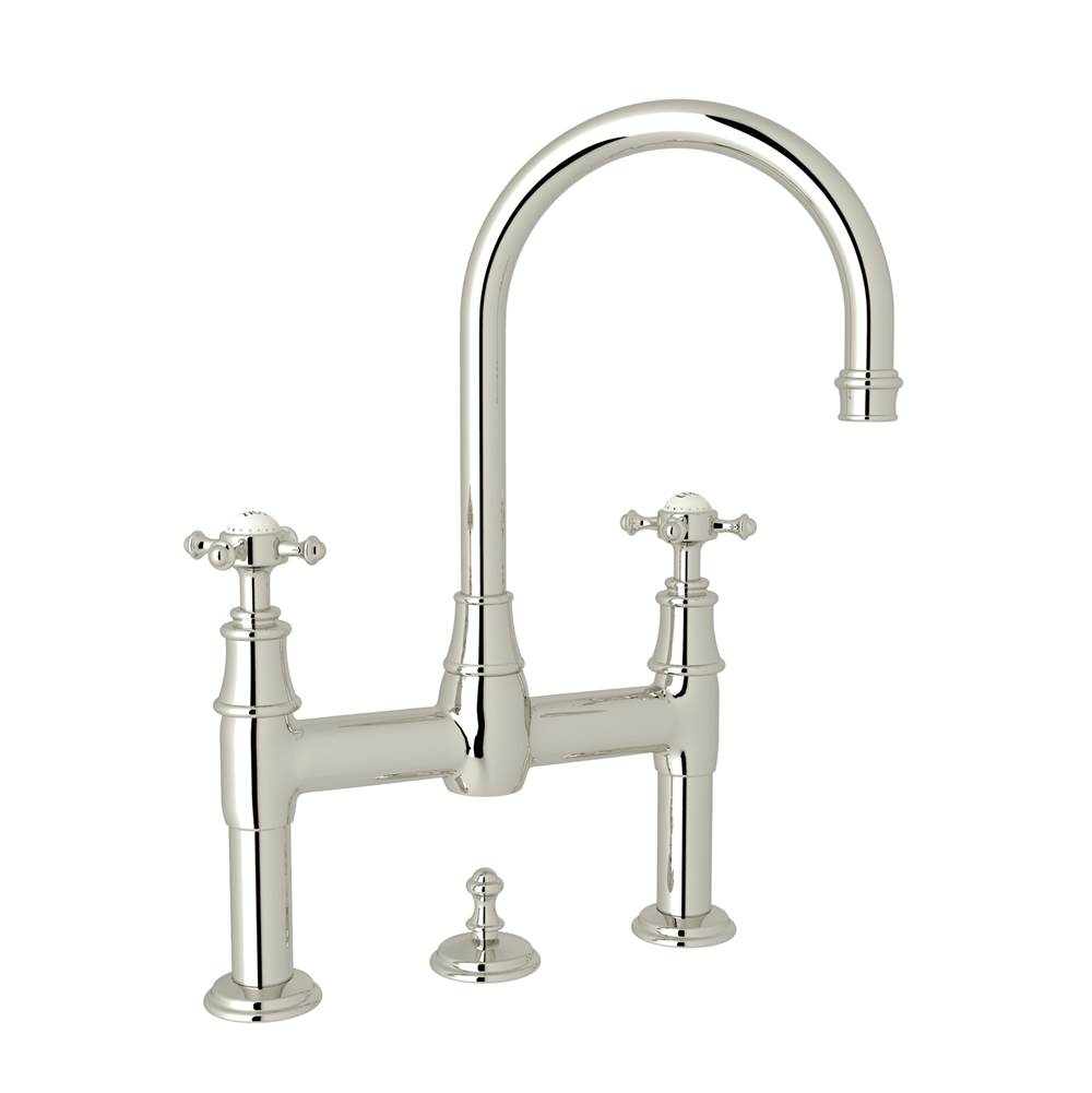 Perrin & Rowe Bridge Bathroom Sink Faucets item U.3709X-PN-2