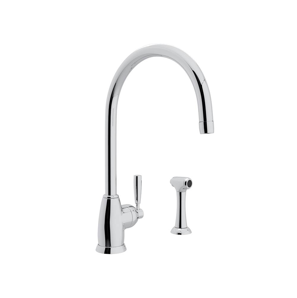 Perrin & Rowe Single Hole Kitchen Faucets item U.4846LS-APC-2