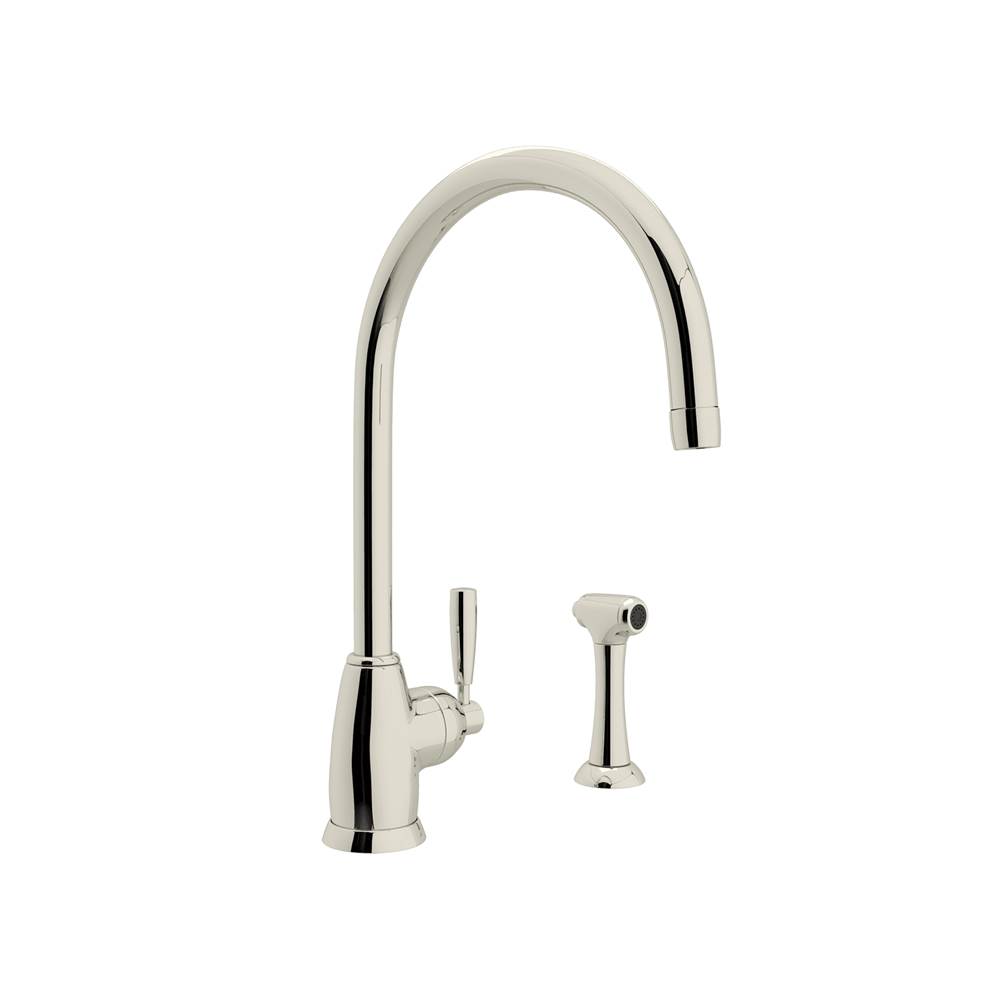 Perrin & Rowe Single Hole Kitchen Faucets item U.4846LS-PN-2