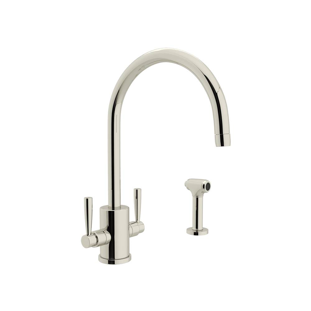 Perrin & Rowe Deck Mount Kitchen Faucets item U.4312LS-PN-2