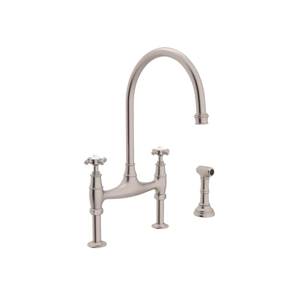 Perrin & Rowe Bridge Kitchen Faucets item U.4718X-STN-2