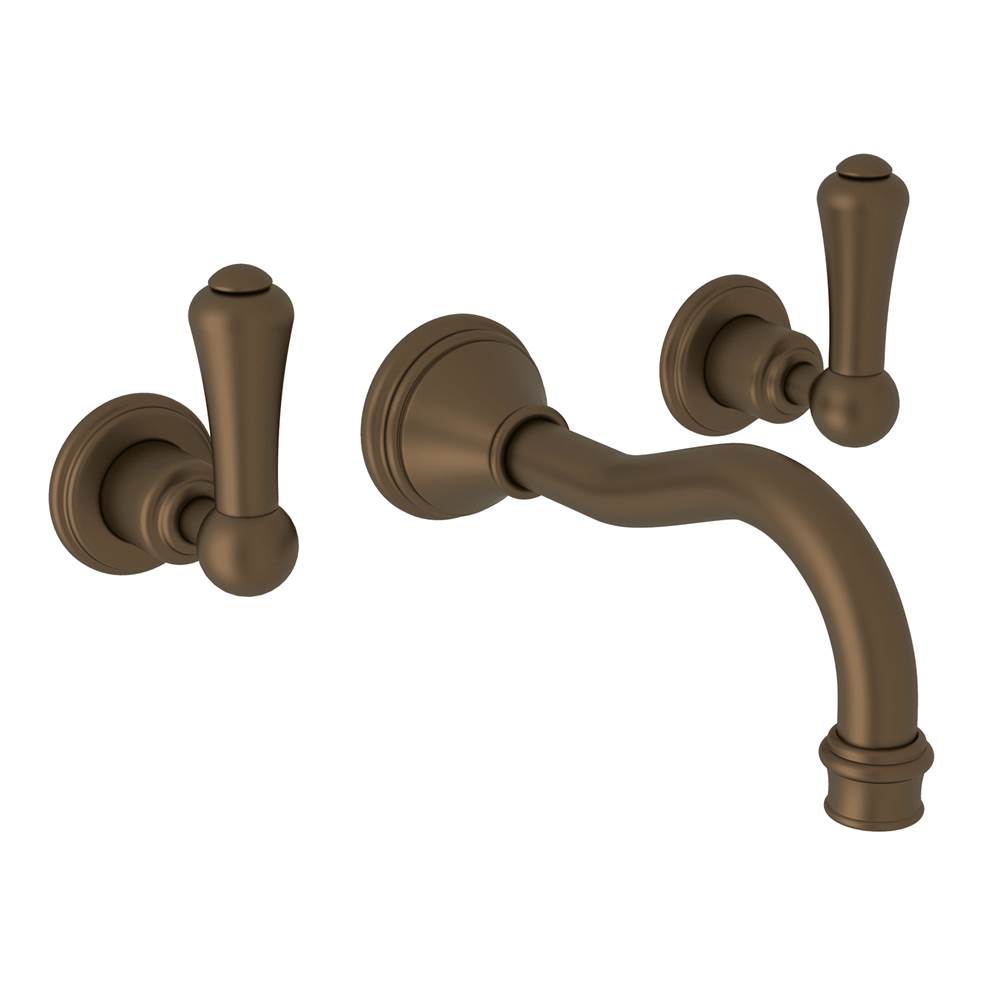 Perrin & Rowe Wall Mounted Bathroom Sink Faucets item U.3793LS-EB/TO-2