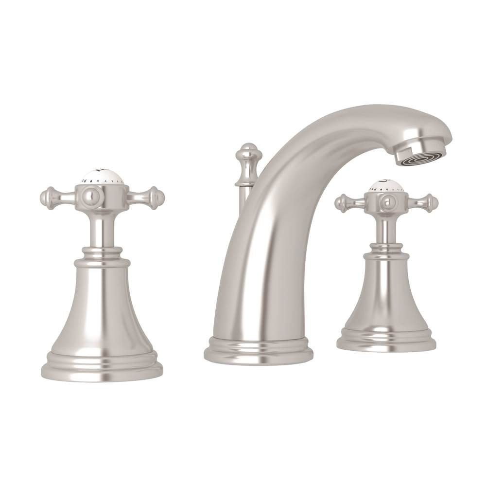 Perrin & Rowe Widespread Bathroom Sink Faucets item U.3713X-STN-2