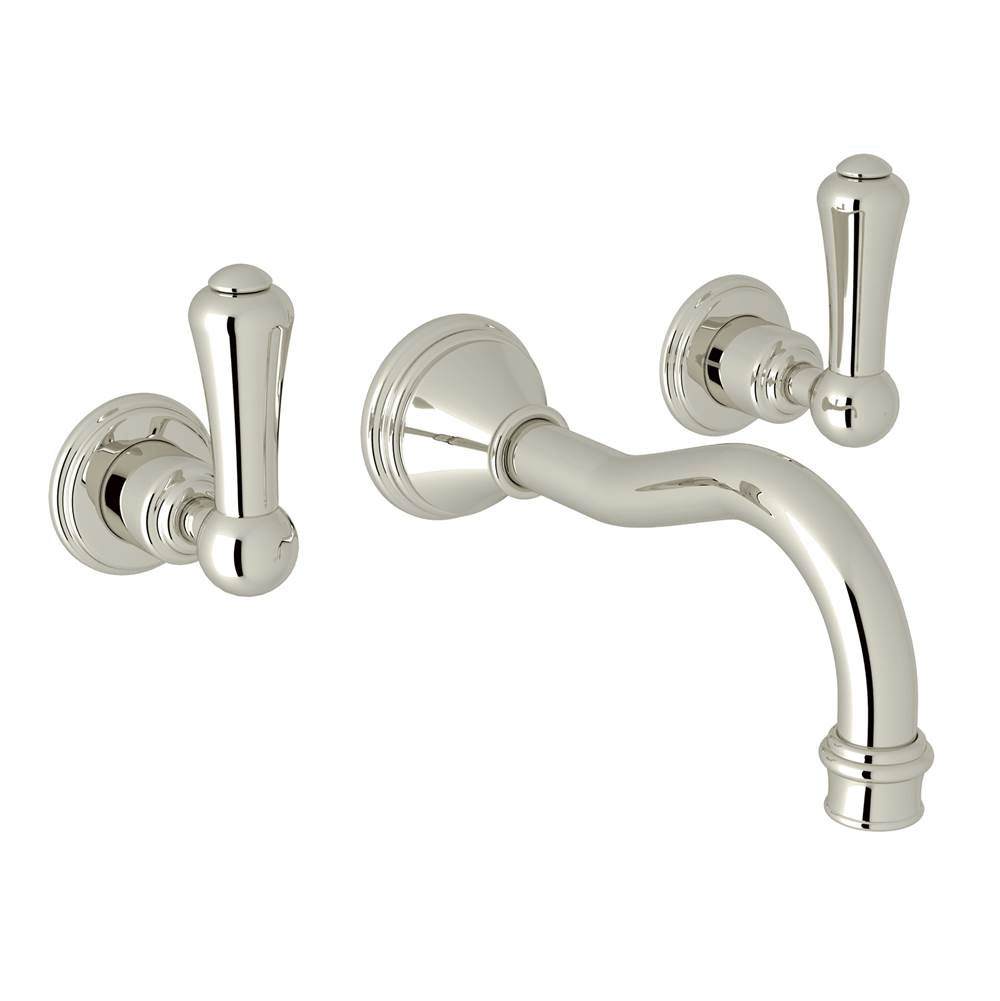 Perrin & Rowe Wall Mounted Bathroom Sink Faucets item U.3793LS-PN/TO-2