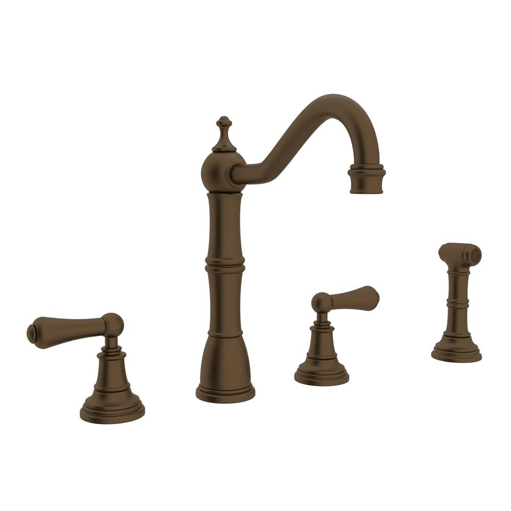 Perrin & Rowe Deck Mount Kitchen Faucets item U.4776L-EB-2