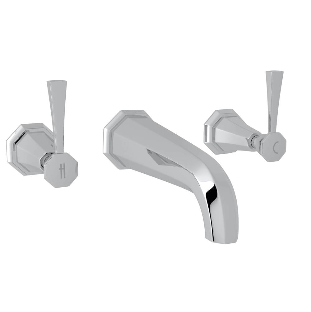 Perrin & Rowe Wall Mounted Bathroom Sink Faucets item U.3170LS-APC/TO-2