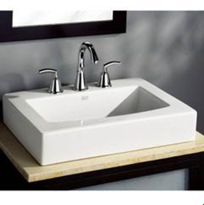 Bathworks ShowroomsAmerican Standard CanadaBoxe Rect.Abv Ctr. 8''C-C          Wht