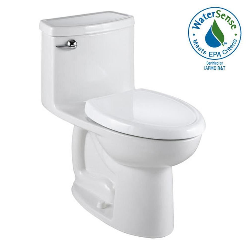 Bathworks ShowroomsAmerican Standard CanadaCompact Cadet® 3 One-Piece 1.28 gpf/4.8 Lpf Chair Height Elongated Toilet With Seat