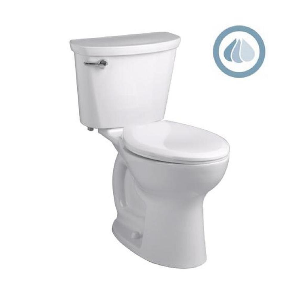 Bathworks ShowroomsAmerican Standard CanadaCadet® PRO Two-Piece 1.28 gpf/4.8 Lpf Compact Chair Height Elongated 14-Inch Rough Toilet Less Seat