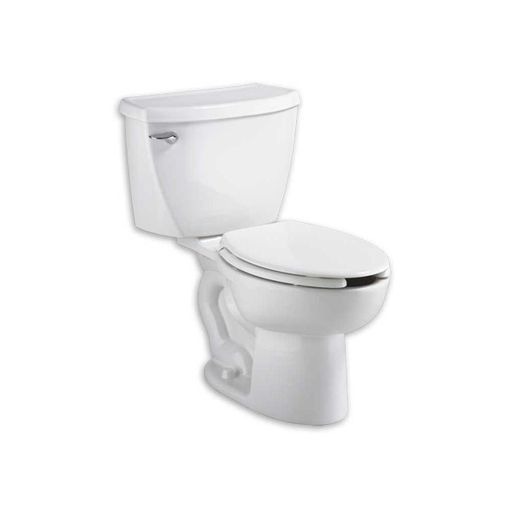 American Standard Canada Cadet® Two-Piece Pressure Assist 1.1 gpf/4.2 Lpf Chair Height Elongated EverClean® Toilet With Bedpan Lugs