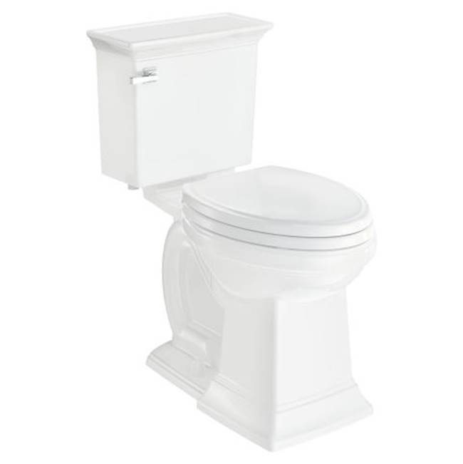 Bathworks ShowroomsAmerican Standard CanadaTown Square® S Two-Piece 1.28 gpf/4.8 Lpf Chair Height Elongated Toilet Less Seat