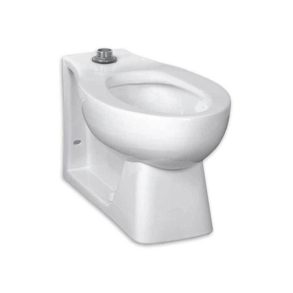 Bathworks ShowroomsAmerican Standard CanadaHuron® 1.28 – 1.6 gpf (4.8 – 6.0 Lpf) Chair Height Top Spud Back Outlet Elongated EverClean® Bowl With Bedpan Lugs