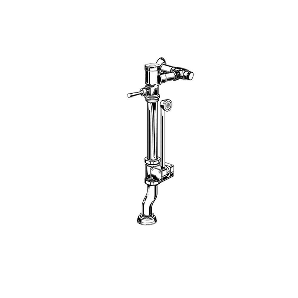 American Standard Canada Ultima™ Manual Flush Valve With Bedpan Washer Assembly, Offset Tube, 1.6 gpf/6.0 Lpf