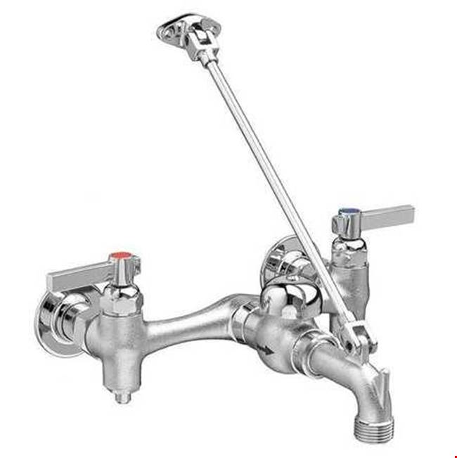 American Standard Canada Top Brace Wall-Mount Service Sink Faucet with 6-Inch Vacuum Breaker Spout