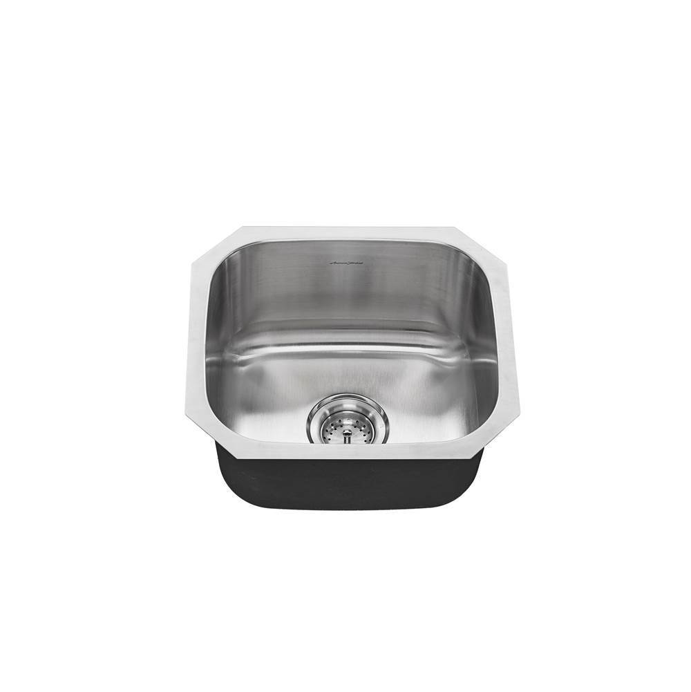 Bathworks ShowroomsAmerican Standard CanadaPortsmouth® 18 x 16-Inch Stainless Steel Undermount Single Bowl Kitchen Sink