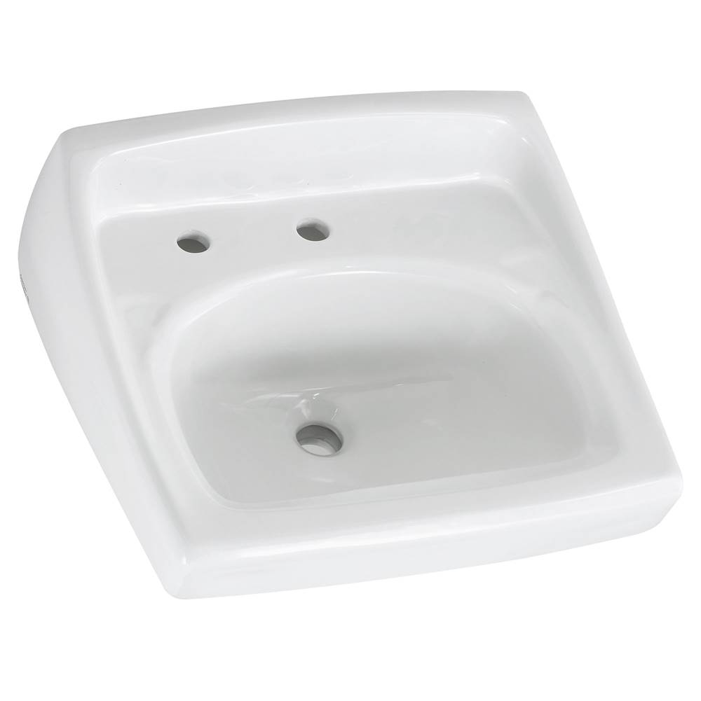 Bathworks ShowroomsAmerican Standard CanadaLucerne™ Wall-Hung Sink With Center Hole Only and Extra Left-Hand Hole