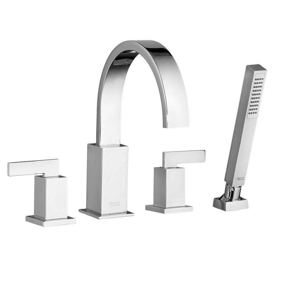 American Standard Canada Deck Mount Roman Tub Faucets With Hand Showers item 7184901.002
