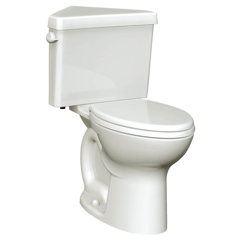 Bathworks ShowroomsAmerican Standard CanadaTriangle Cadet® PRO Two-Piece 1.28 gpf/4.8 Lpf Chair Height Round Front Toilet
