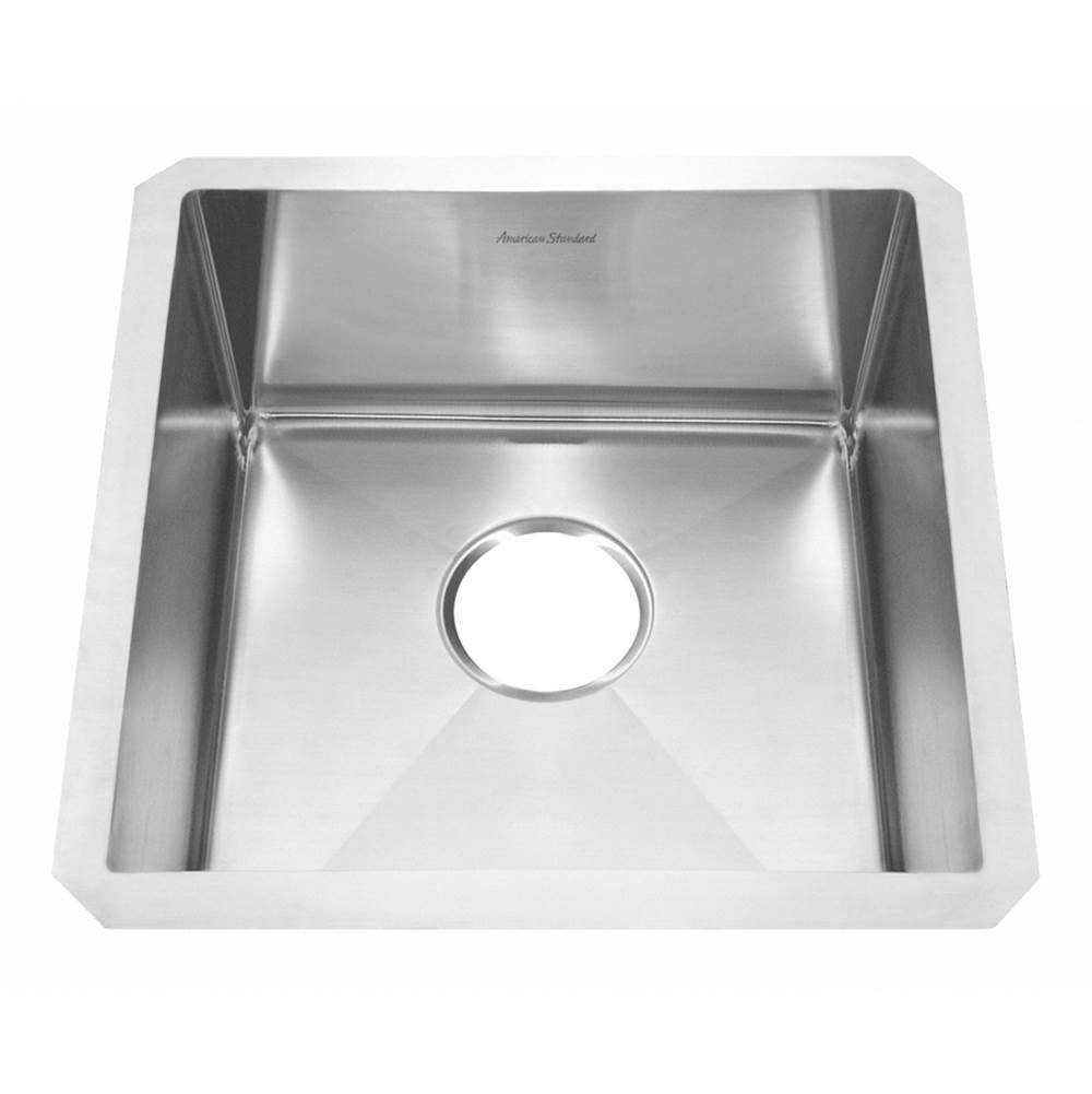 Bathworks ShowroomsAmerican Standard CanadaPekoe® 17 x 17-Inch Stainless Steel Undermount Single Bowl Kitchen Sink