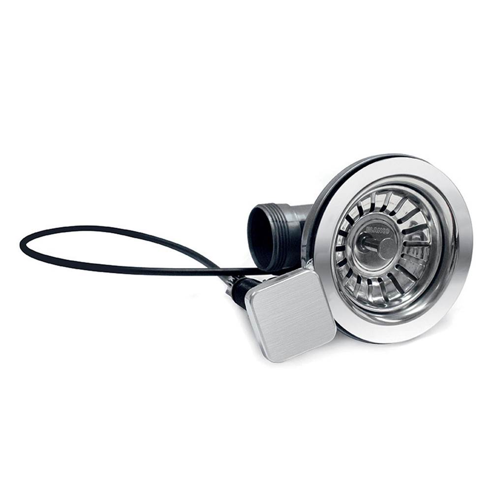 Blanco Canada Pop-Up Strainers - Square Button Chrome