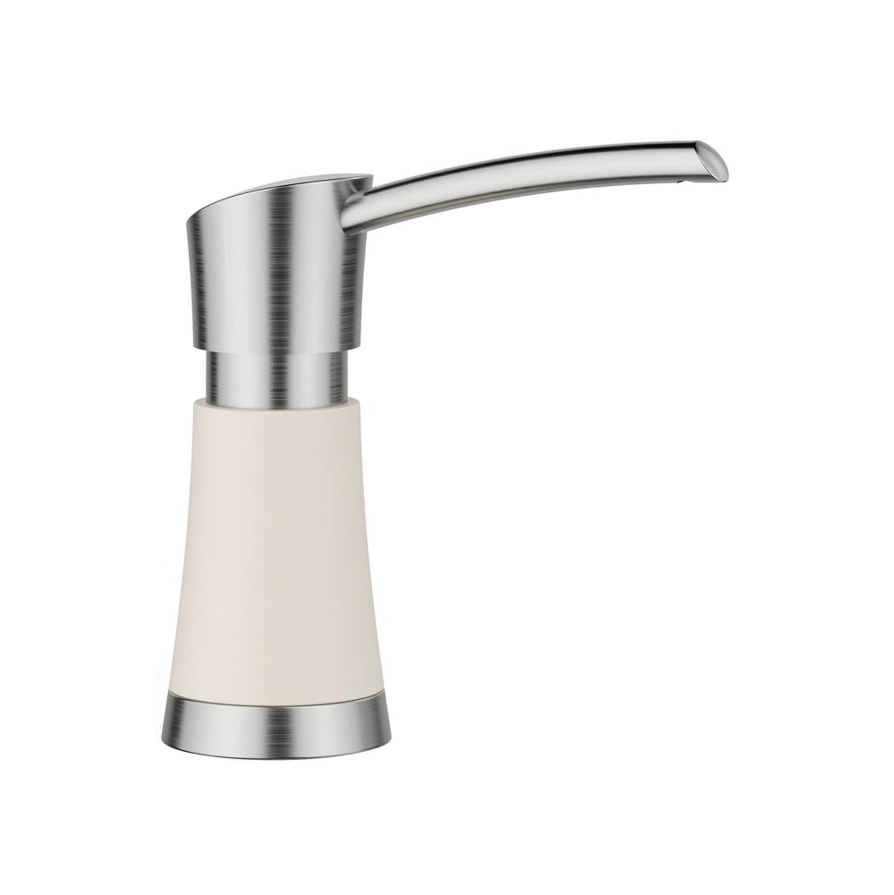 Bathworks ShowroomsBlanco CanadaArtona Soap Dispenser Pvd Steel/Soft White