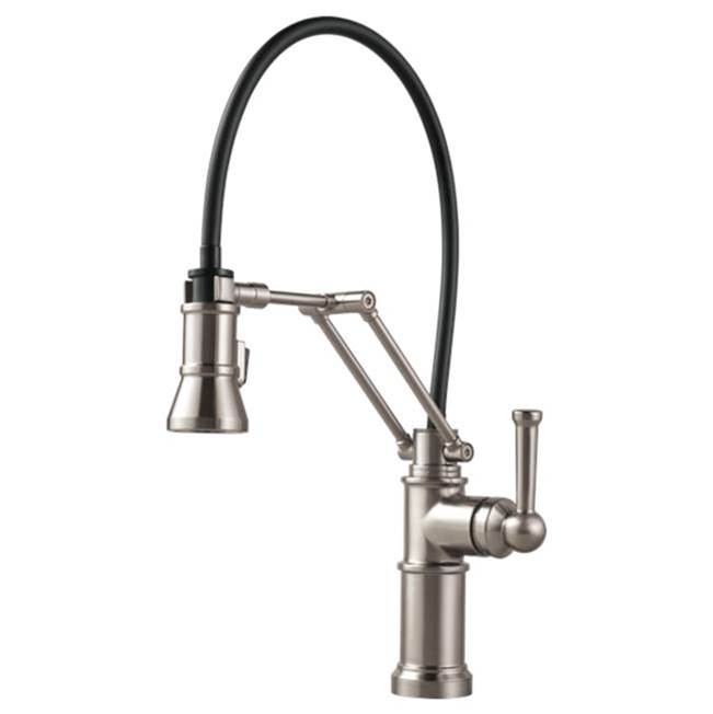 Bathworks ShowroomsBrizo CanadaSingle Handle Articulating Arm Kitchen Faucet