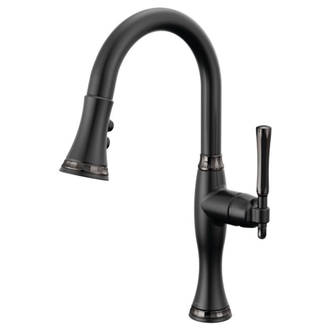 Brizo Canada Pull Down Faucet Kitchen Faucets item 63958LF-BLBNX