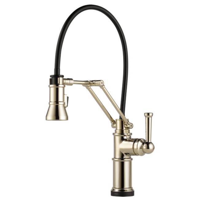 Bathworks ShowroomsBrizo CanadaSingle Handle Articulating Arm Kitchen Faucet With Smarttouc