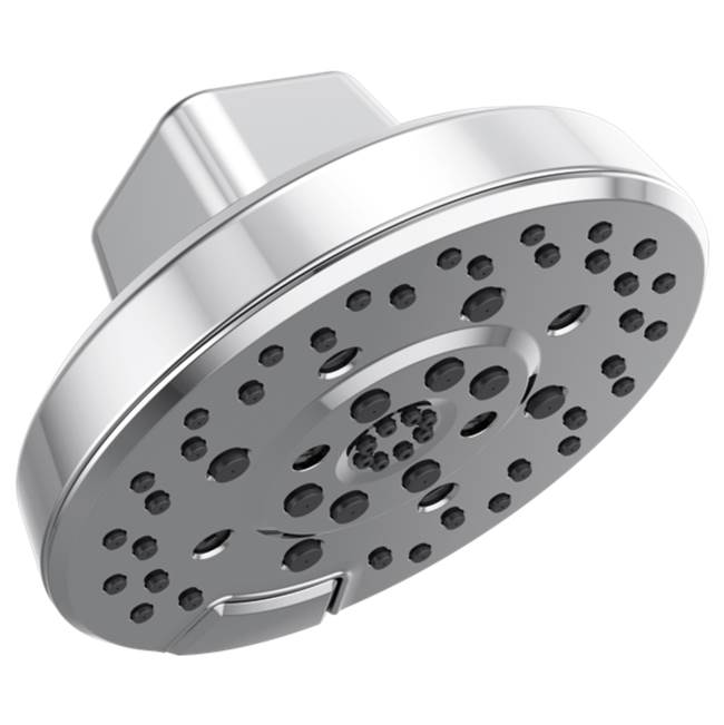 Bathworks ShowroomsBrizo Canada4-Function Raincan Showerhead With H2Okinetic Technology