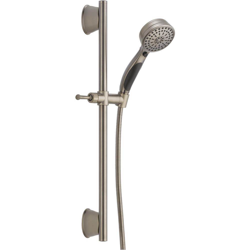 Bathworks ShowroomsDelta CanadaUniversal Showering Components ActivTouch® 9-Setting Slide Bar Hand Shower