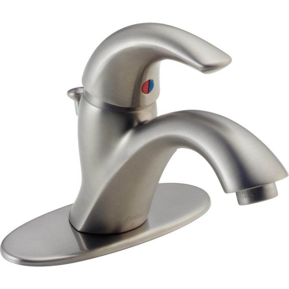 Delta Canada Single Hole Bathroom Sink Faucets item 583LF-SSWF