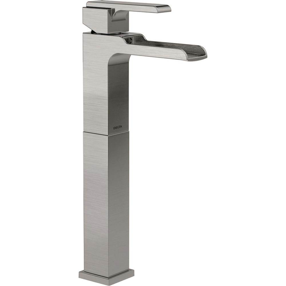 Bathworks ShowroomsDelta CanadaAra® Single Handle Vessel Channel Bathroom Faucet