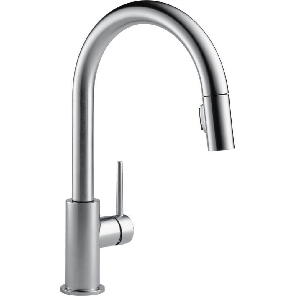 Bathworks ShowroomsDelta CanadaTrinsic® Single Handle Pull-Down Kitchen Faucet