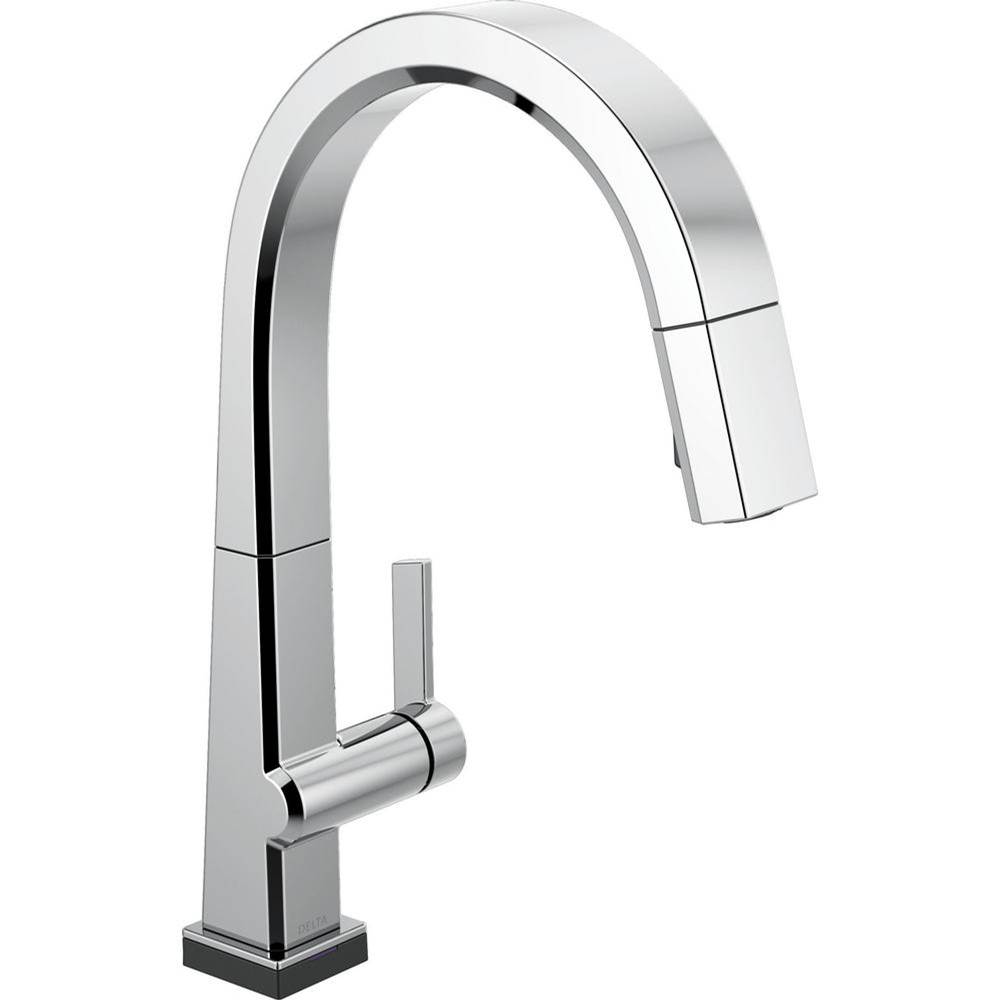 Bathworks ShowroomsDelta CanadaPivotal™ Single Handle Pull Down Kitchen Faucet with Touch<sub>2</sub>O® Technology