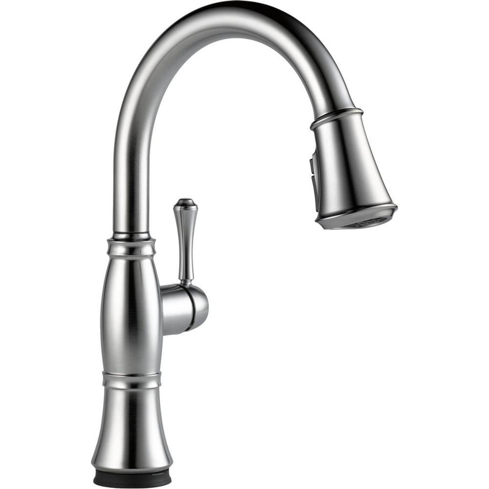 Bathworks ShowroomsDelta CanadaCassidy™ Single Handle Pull-Down Kitchen Faucet with Touch<sub>2</sub>O® and ShieldSpray® Technologies