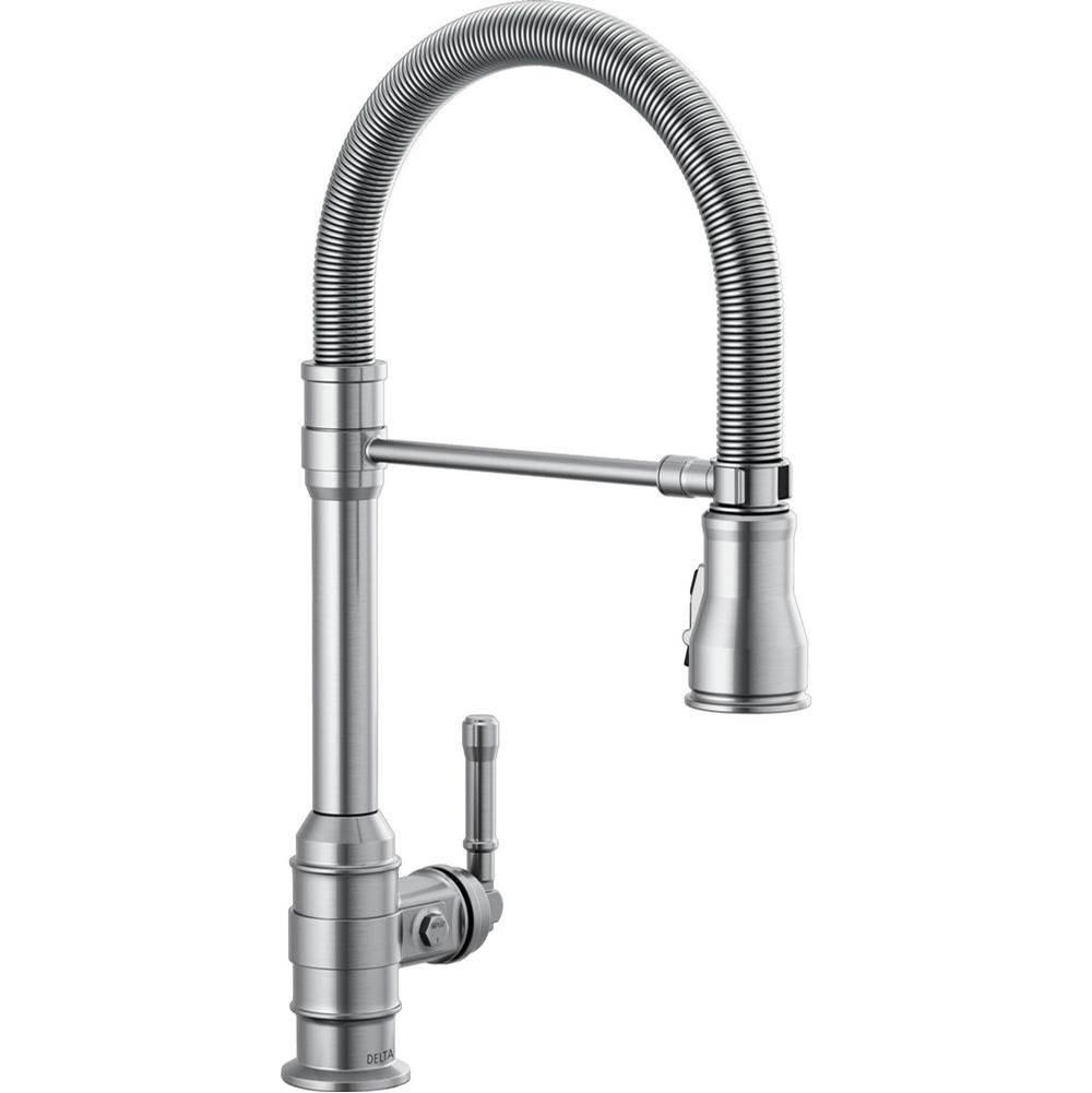Bathworks ShowroomsDelta CanadaBroderick™ Single Handle Pull-Down Kitchen Faucet With Spring Spout