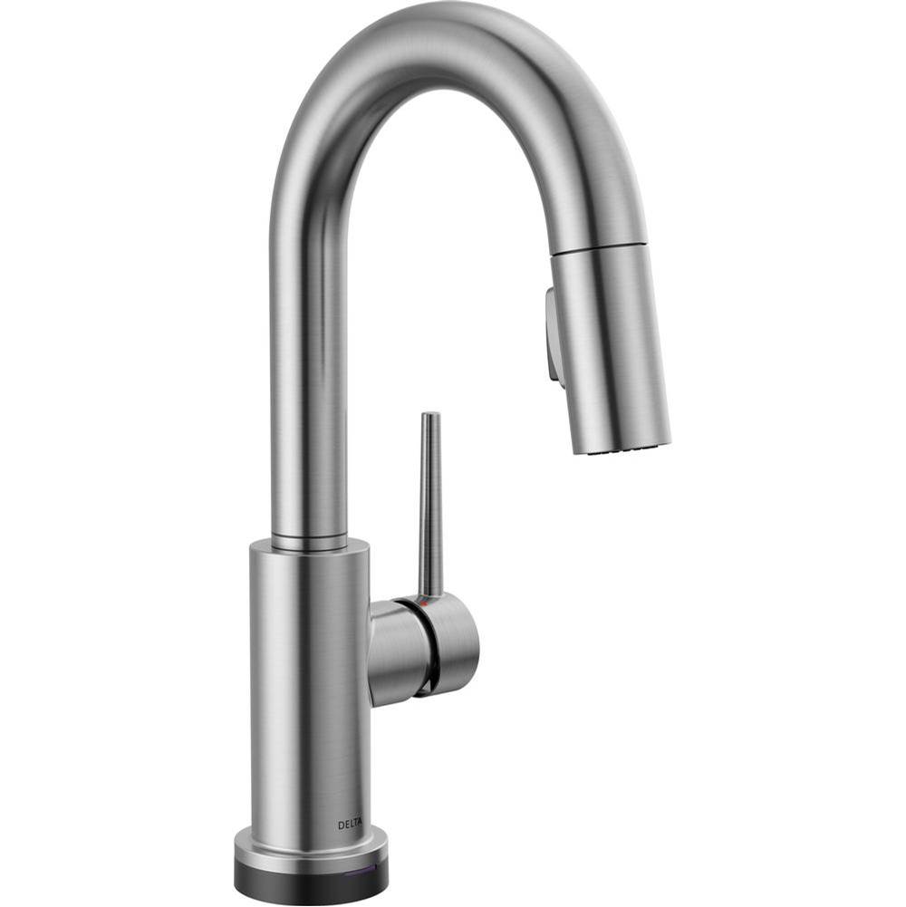 Bathworks ShowroomsDelta CanadaTrinsic® Single Handle Pull-Down Bar / Prep Faucet with Touch<sub>2</sub>O® Technology