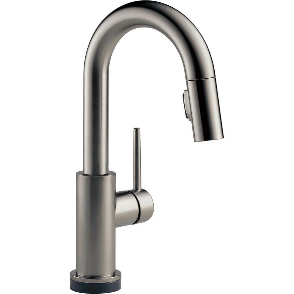 Bathworks ShowroomsDelta CanadaTrinsic® Single Handle Pull-Down Bar/Prep Faucet with Touch