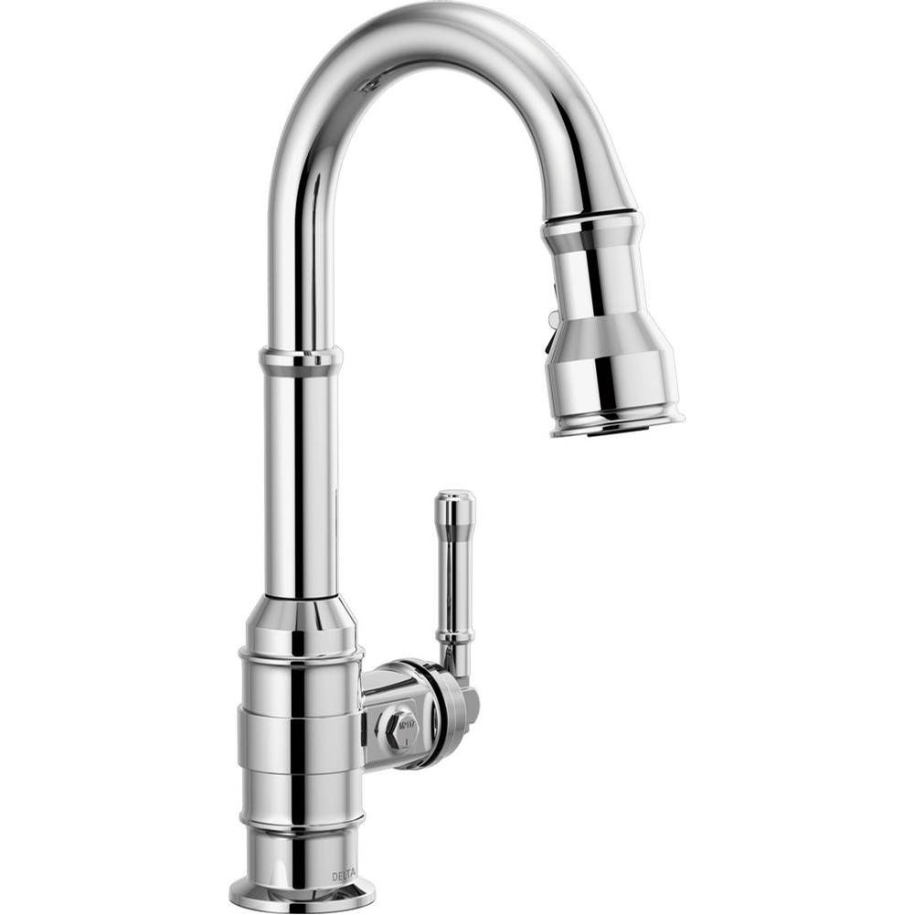 Bathworks ShowroomsDelta CanadaBroderick™ Single Handle Pull-Down Bar/Prep Faucet