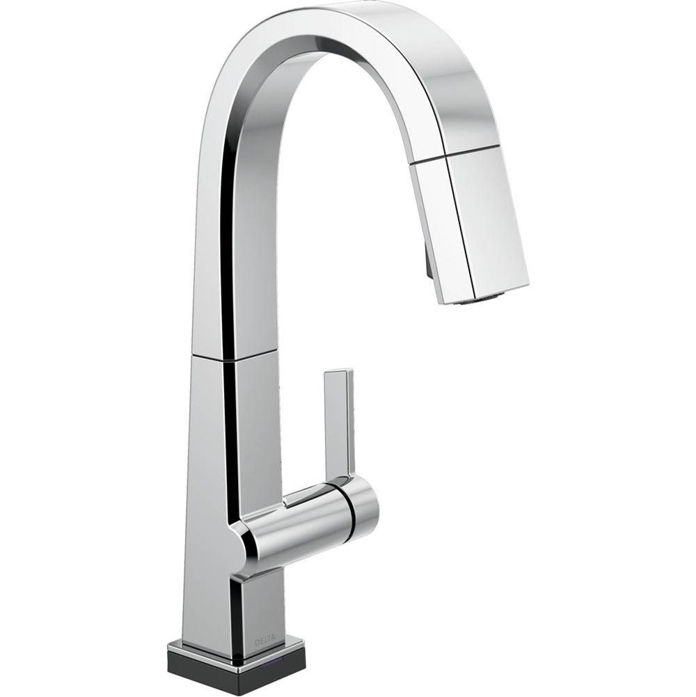 Bathworks ShowroomsDelta CanadaPivotal™ Single Handle Pull Down Bar/Prep Faucet With Touch<sub>2</sub>O Technology