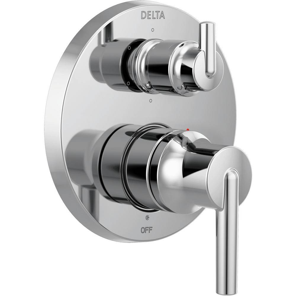 Bathworks ShowroomsDelta CanadaTrinsic® Contemporary Two Handle Monitor® 14 Series Valve Trim with 6-Setting Integrated Diverter