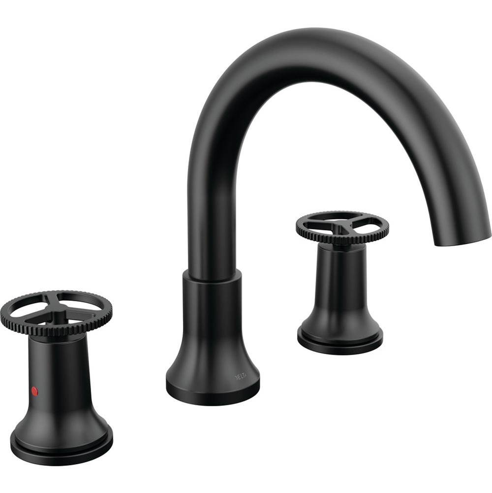 Delta Canada Deck Mount Roman Tub Faucets With Hand Showers item T2758-BL