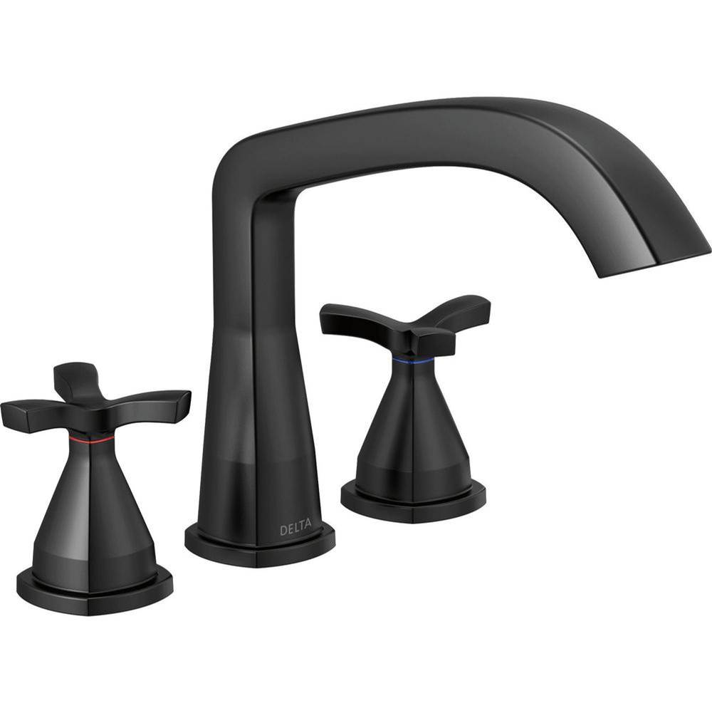 Delta Canada Deck Mount Roman Tub Faucets With Hand Showers item T27766-BL