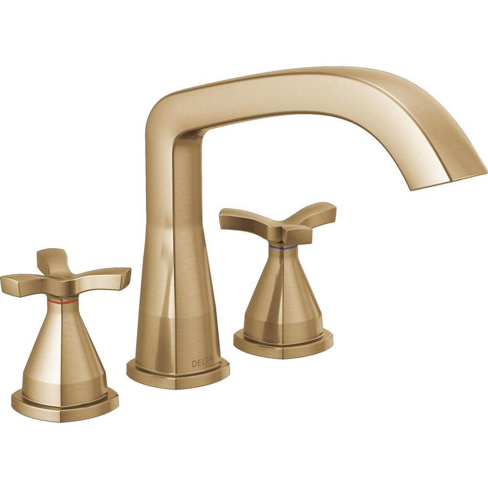 Delta Canada Deck Mount Roman Tub Faucets With Hand Showers item T27766-CZ