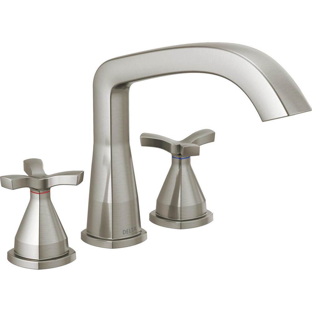 Delta Canada Deck Mount Roman Tub Faucets With Hand Showers item T27766-SS