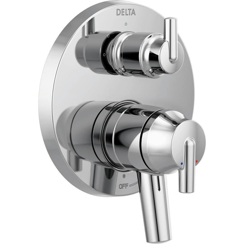 Bathworks ShowroomsDelta CanadaTrinsic® Contemporary Two Handle Monitor® 17 Series Valve Trim with 3-Setting Integrated Diverter